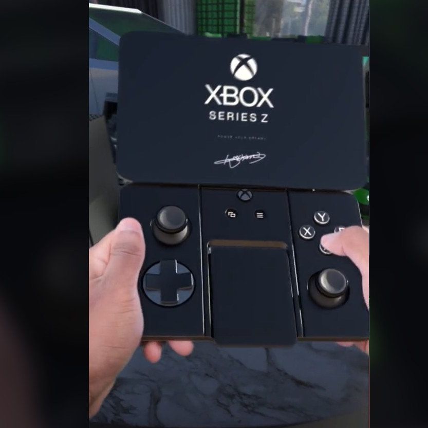Xbox Series Z' handheld fan render imagines a futuristic Xbox