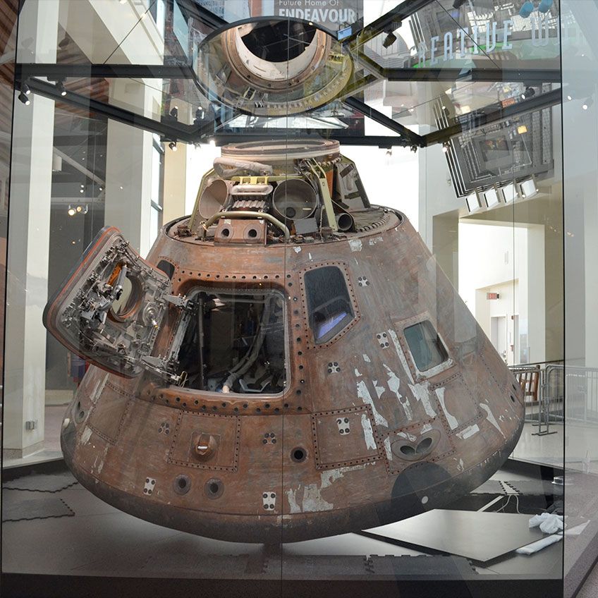 Historic Apollo-Soyuz Spacecraft Gets New Display at CA Science