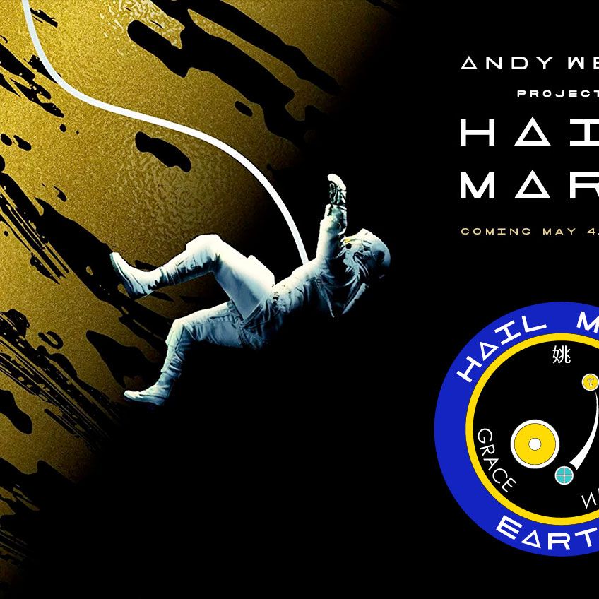 Author Andy Weir offers 'Project Hail Mary' mission patch on