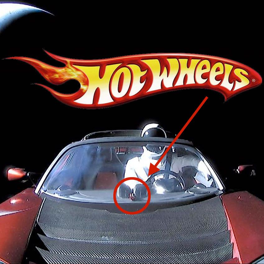【激レア】テスラ　ホットウィール　イーロンマスク仕様　宇宙　SPACE Amazon.com: Hot Wheels 2019 Greetings From Space '08 Tesla