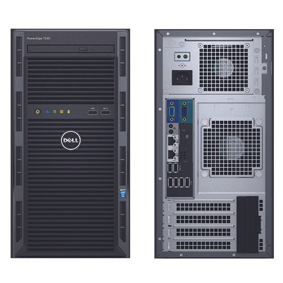 PowerEdge T130 PC デスクトップ DELL Intel Xeon Dell PowerEdge T130 Mini-tower Server - 1 x Intel Xeon E3