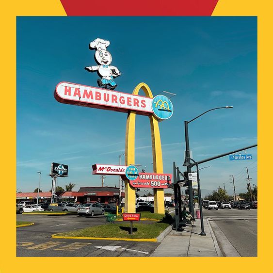 Wait, there are still McDonald's with one arch in their logo