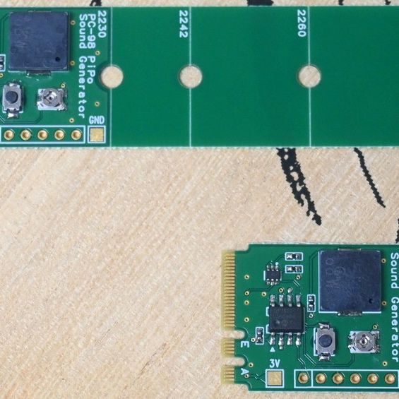 M.2 device generates PC startup sounds that mimic the NEC PC-9800