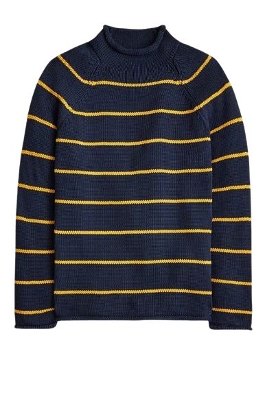J.Crew, 1988 Rollneck&amp;trade; sweater in stripe