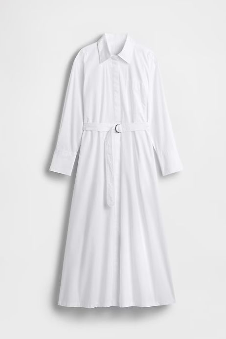 GapStudio Poplin Belted Maxi Shirtdress