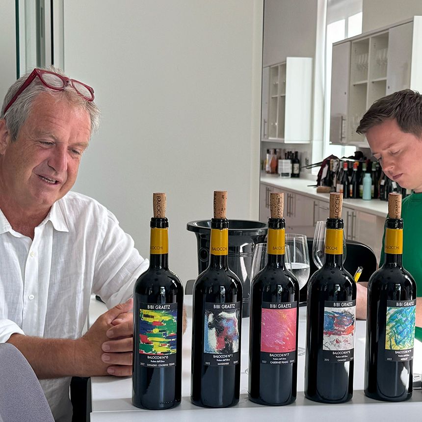 Our Italy editor meets Bibi Graetz, tries his latest vintages, and