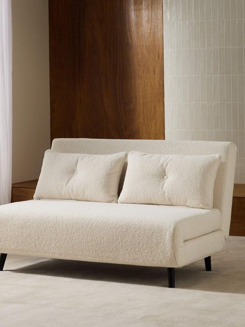 Roma Double Boucle Chairbed - Cream