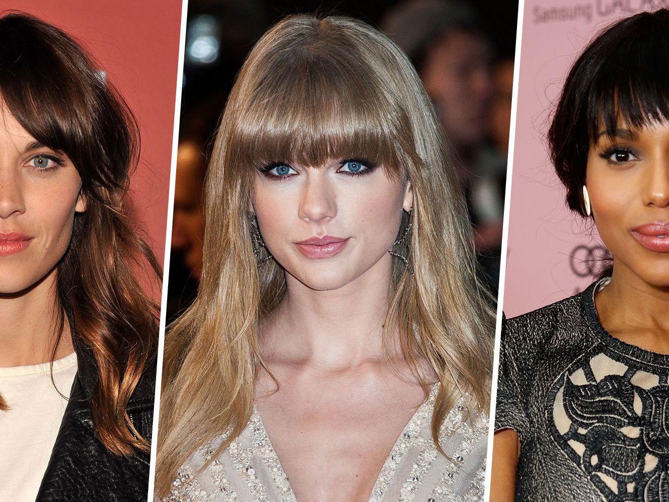 35 Long Hairstyles with Bangs - Best Celebrity Long Hair with Bangs Styles  | Marie Claire, image size:1333x1000