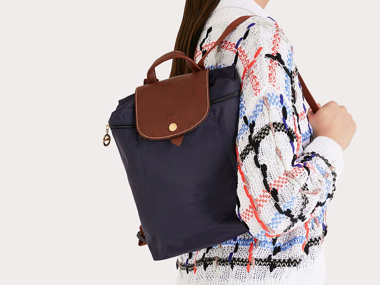 LONGCHAMP リュック　LE PLIAGE CUIR Backpack Longchamp Le Pliage Cuir Leather Backpack on SALE | Saks OFF 5TH