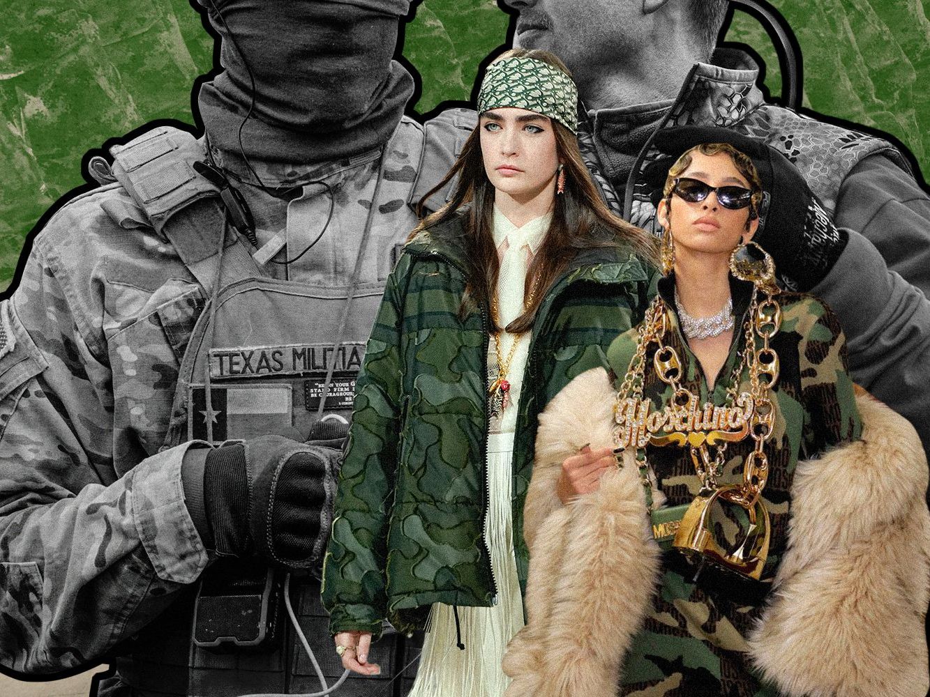 Is Camouflage Print Fashion Okay or Associated With