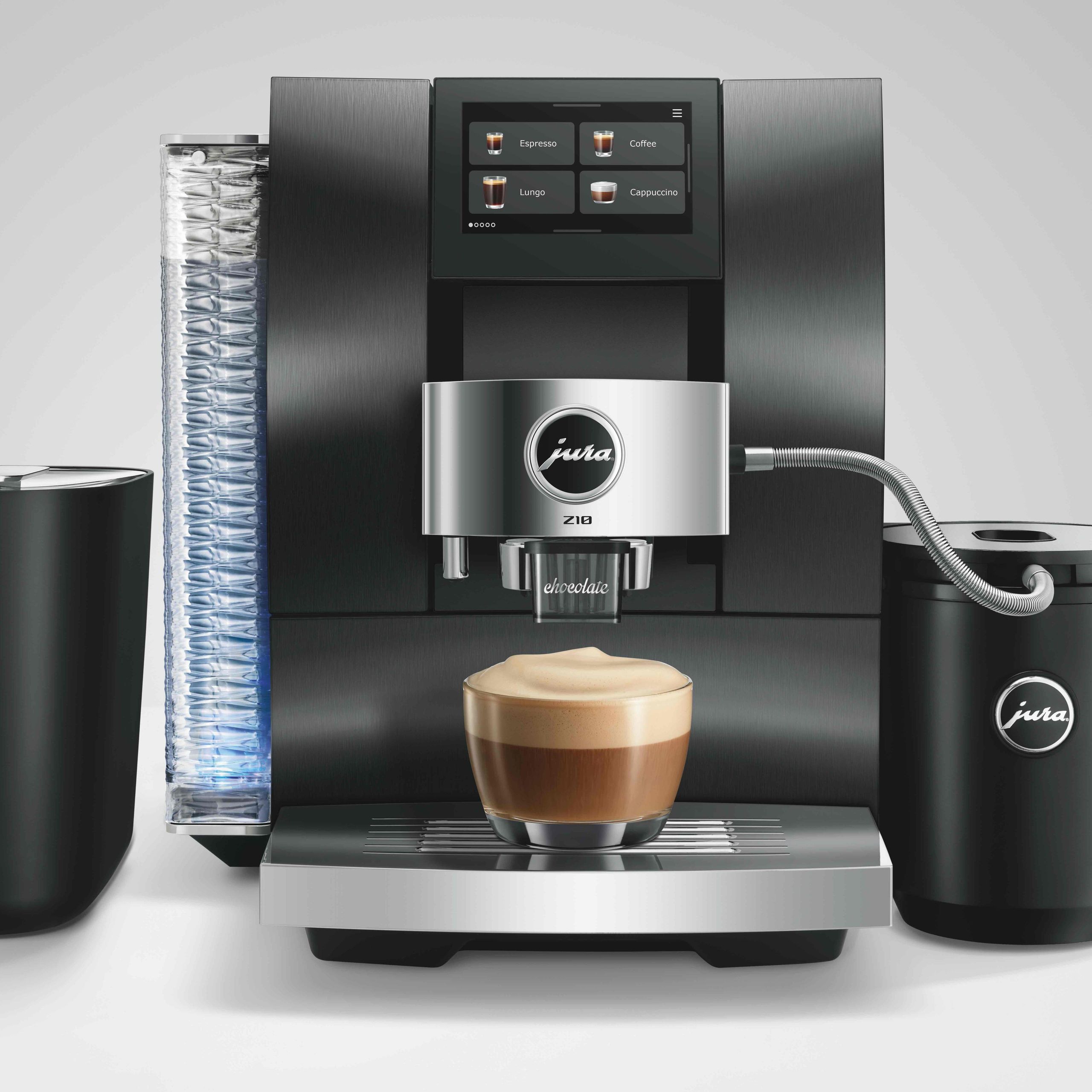 The new Jura Z10 coffee maker has a menu of 51 options including
