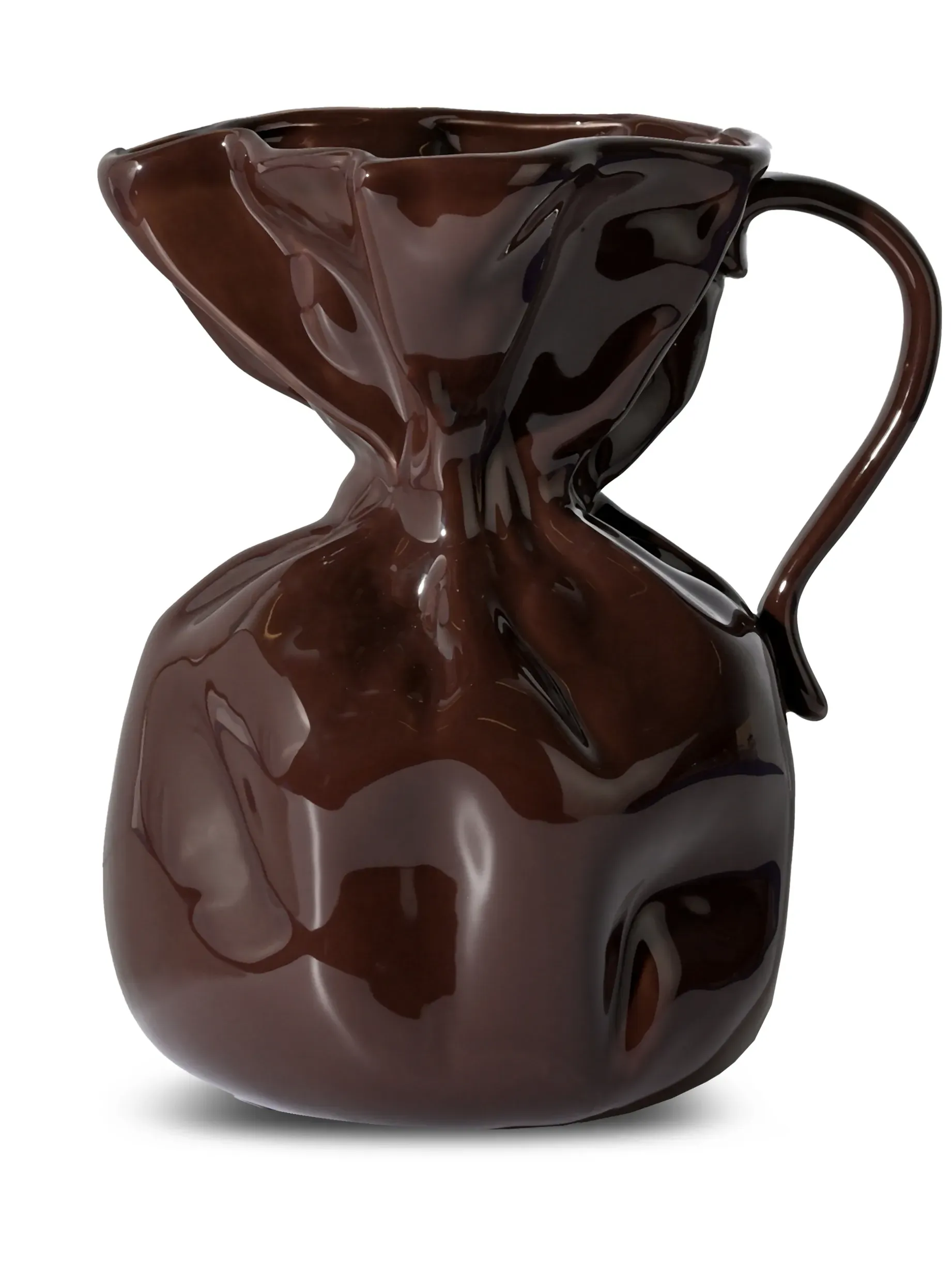 Byon, Crumple Vase, White