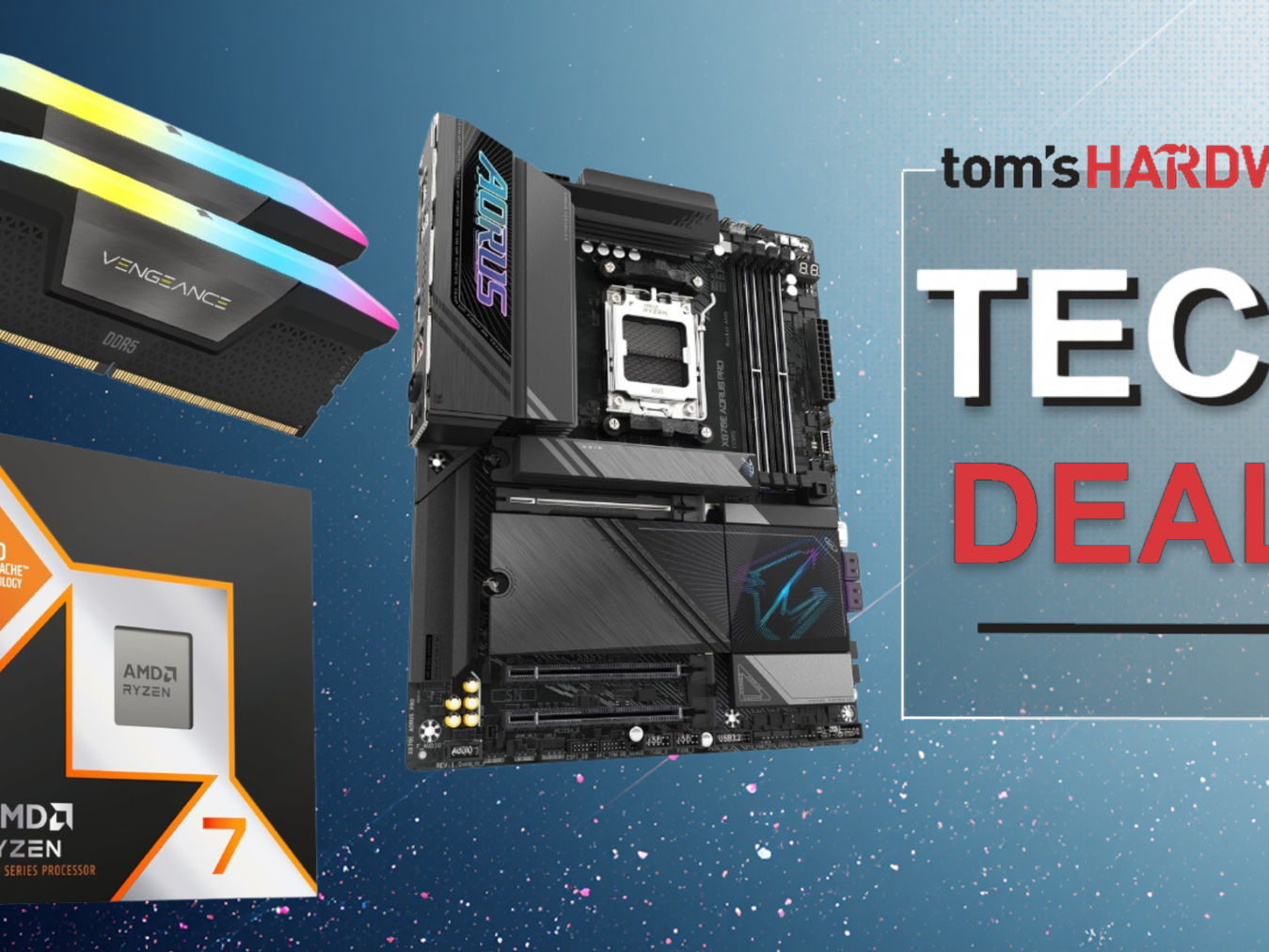SanMax Technologies 32GB DDR５ Snag 32GB of DDR5 memory, Ryzen 7 9800X3D, and Gigabyte X870E