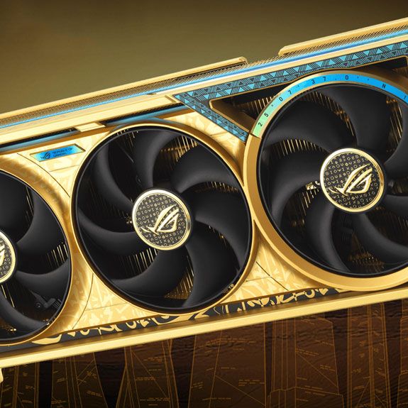 Asus rolls out golden RTX 5090 for buyers with deep pockets — ROG