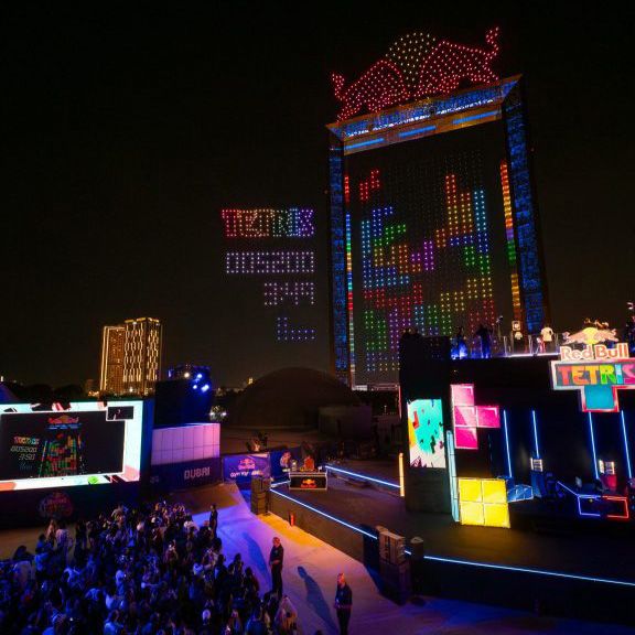 Check Out This Fully Immersive Live Arena for Red Bull Tetris