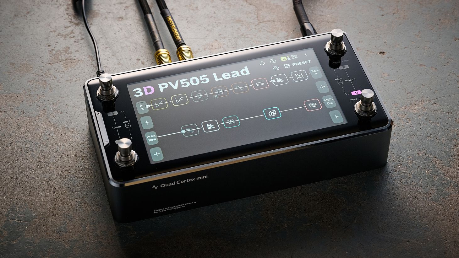 It's the full power of the Quad Cortex, just in a smaller box