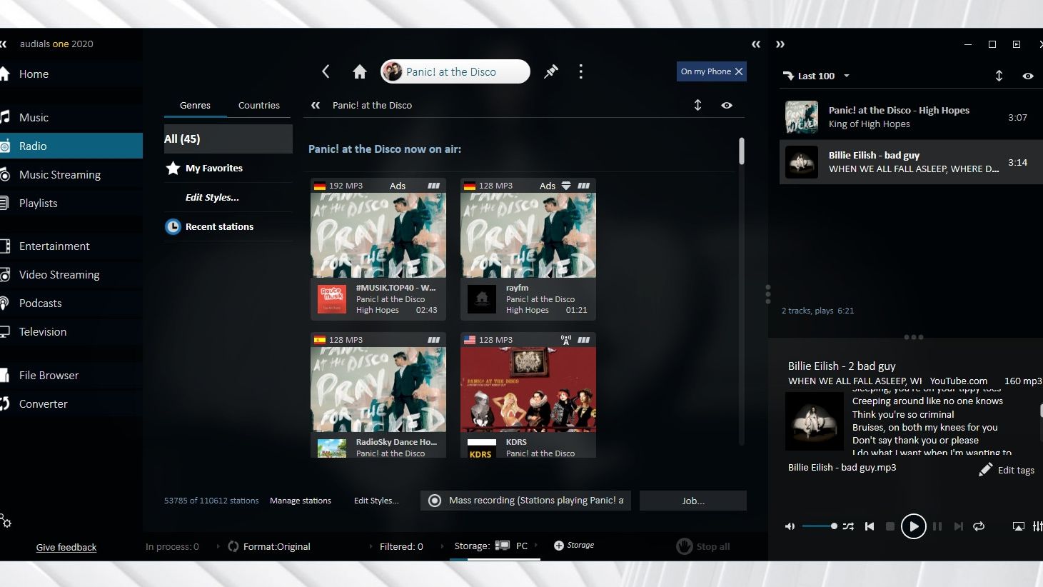 audials One 2020 Windowsソフトウェア Web上の動画や音楽をPCに保存して、いつでも楽しめるソフト「Audials