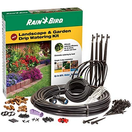 Rain Bird Lnddripkit Drip Irrigation Landscape/garden Watering Kit With Drippers, Micro-Bubblers, Micro-Sprays