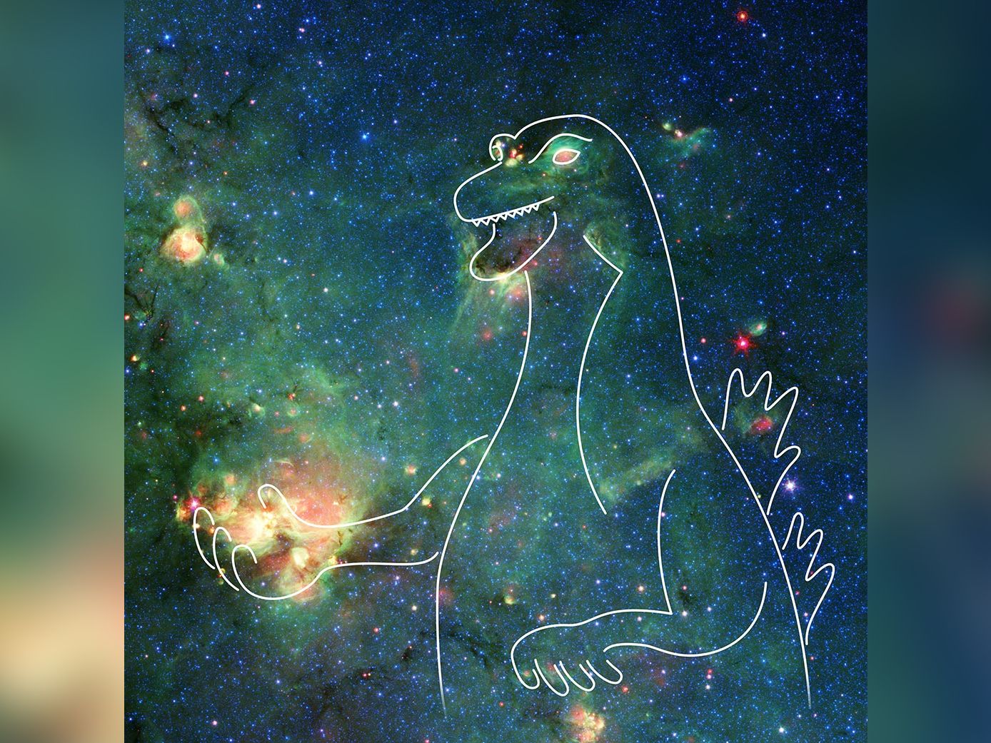 Does this 'Godzilla' nebula really look like a space lizard? | Live Science, image size:1388x1041