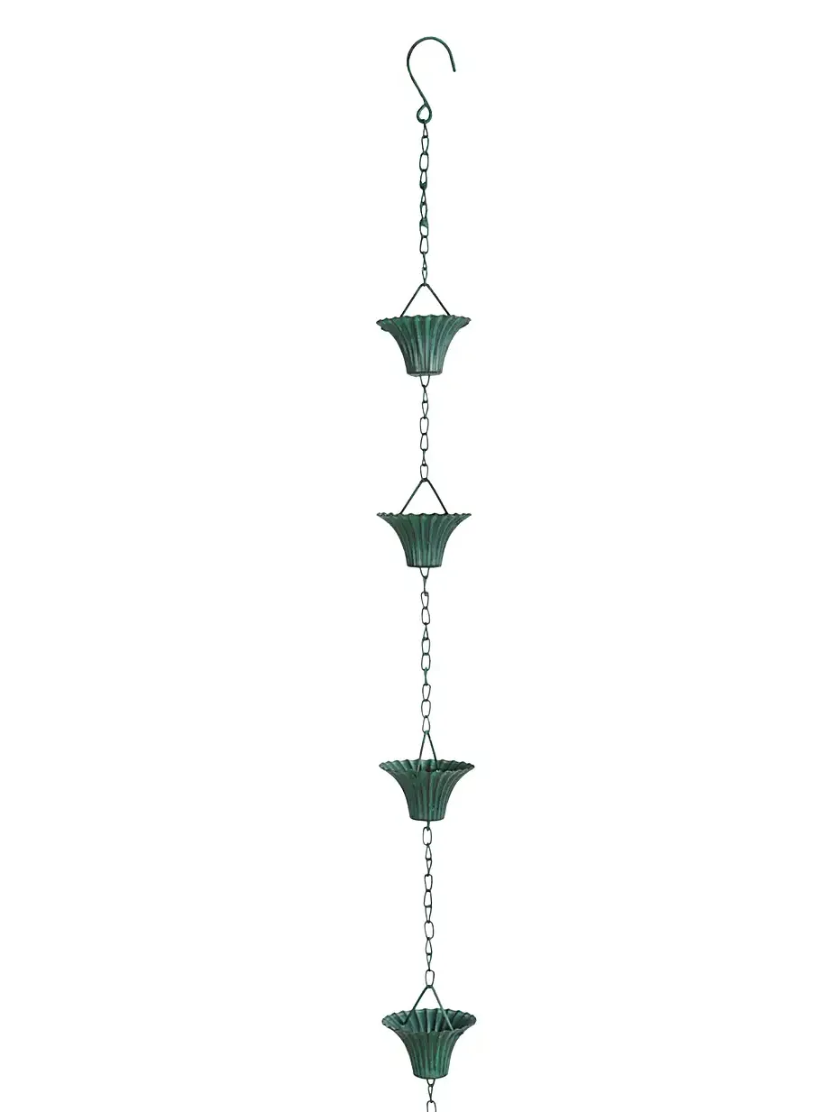 Fallen Fruits, Verdigris Rain Chain
