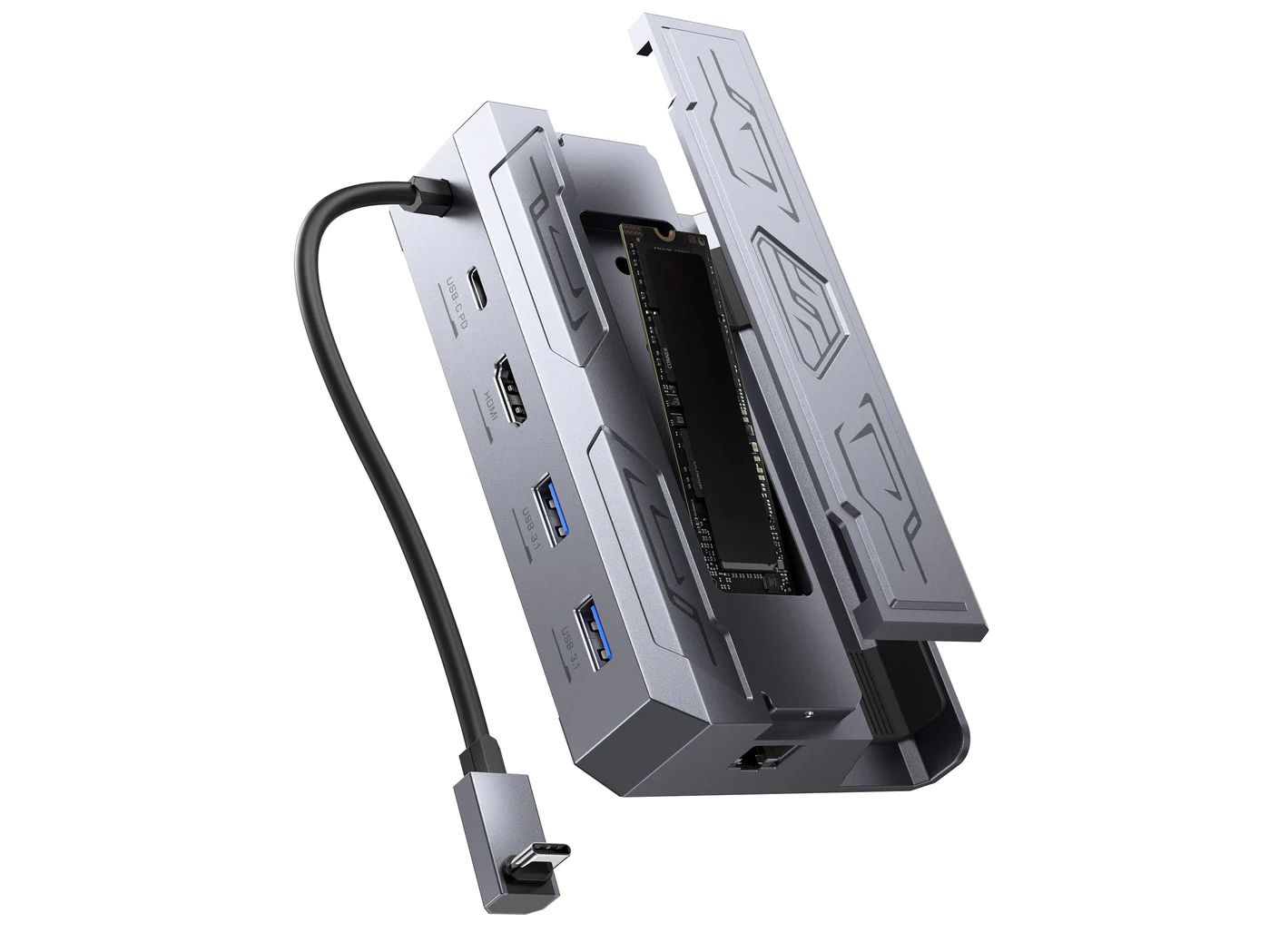 New Steam Deck Dock Houses Full-Sized M.2 NVMe SSDs, Does 4K at