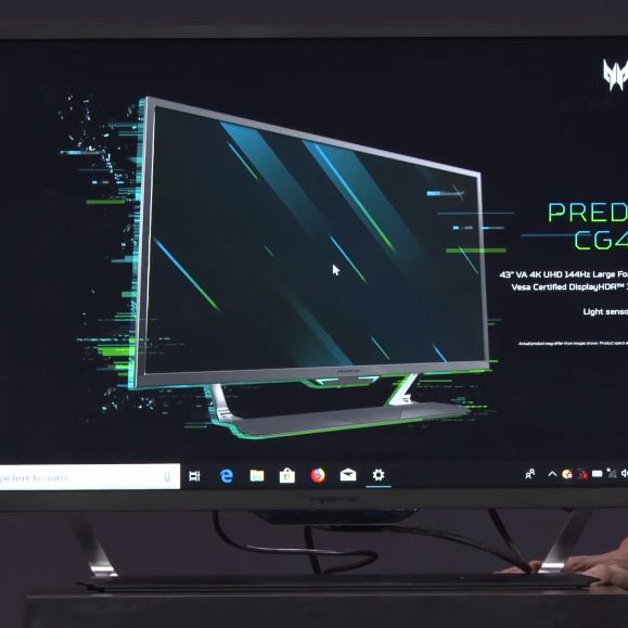 Acer goes big and bright with a 43-inch 4K 144Hz gaming monitor