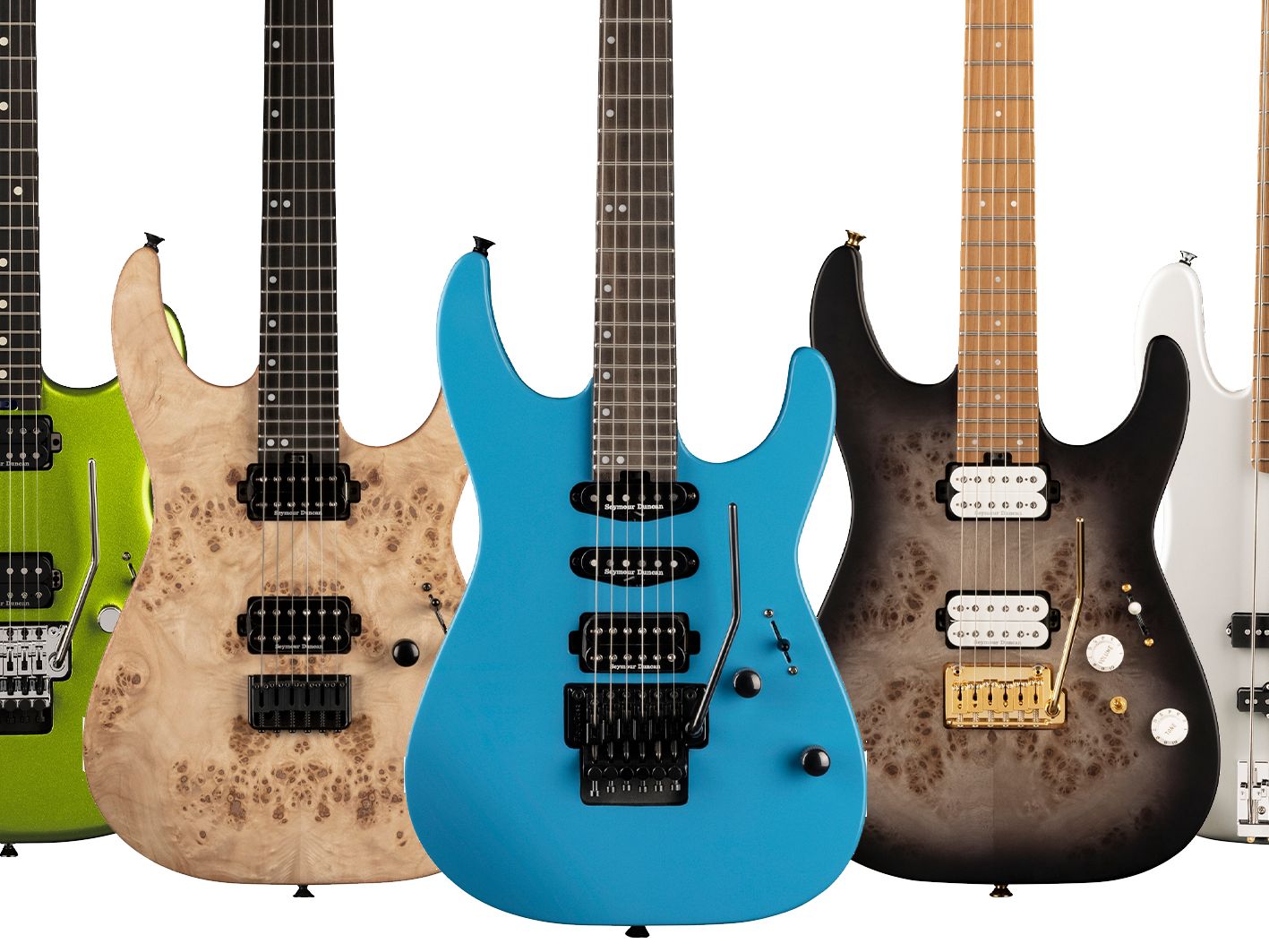 ギター CHARVEL Pro-Mod DK24 HH FR M Charvel Pro-Mod DK24 HH FR M QM - Trans Purple Burst