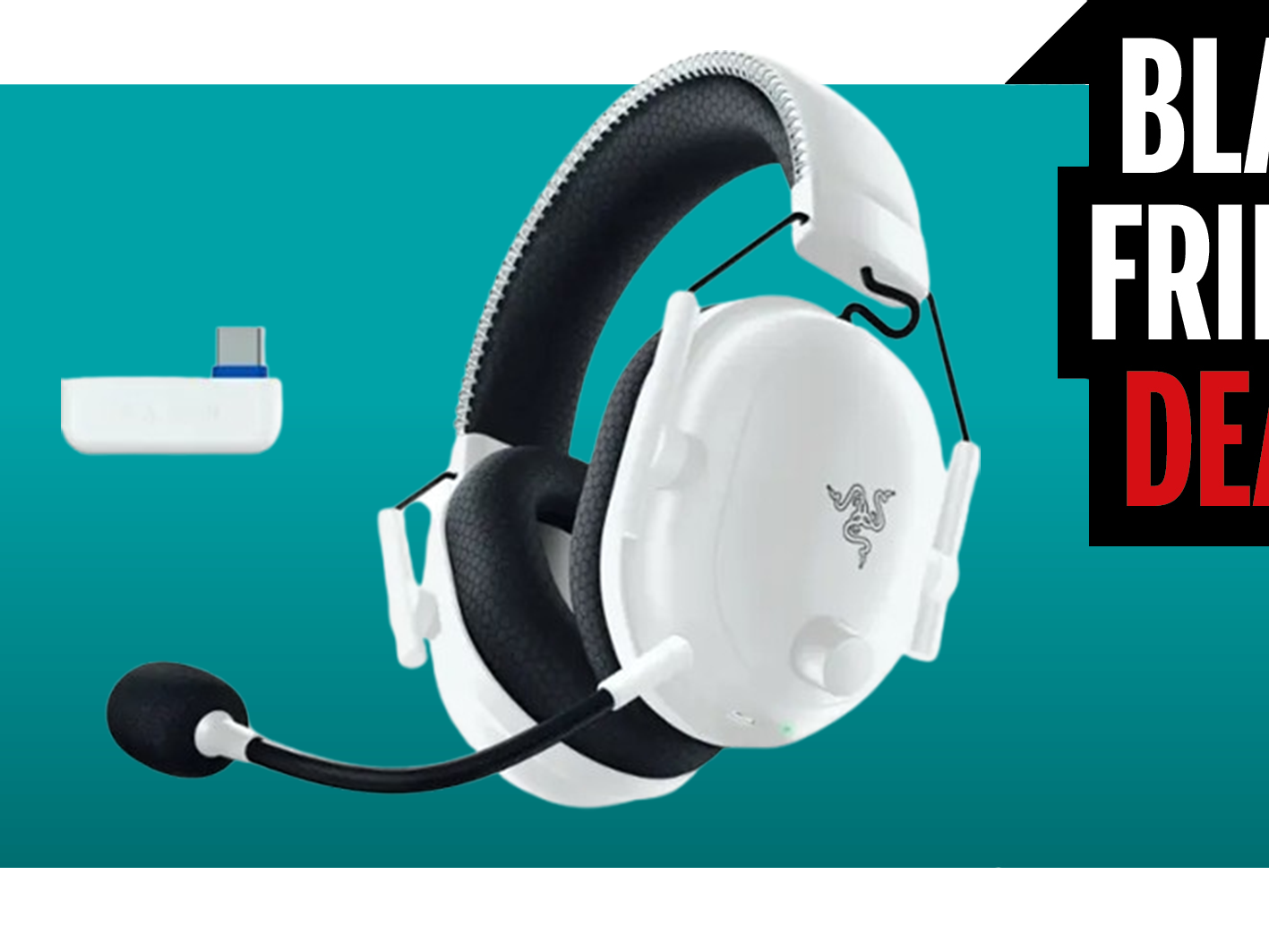 Razer Blackshark V2Pro White アップデートバージョン Razer BlackShark V2 Pro - Wireless Gaming Headset - White