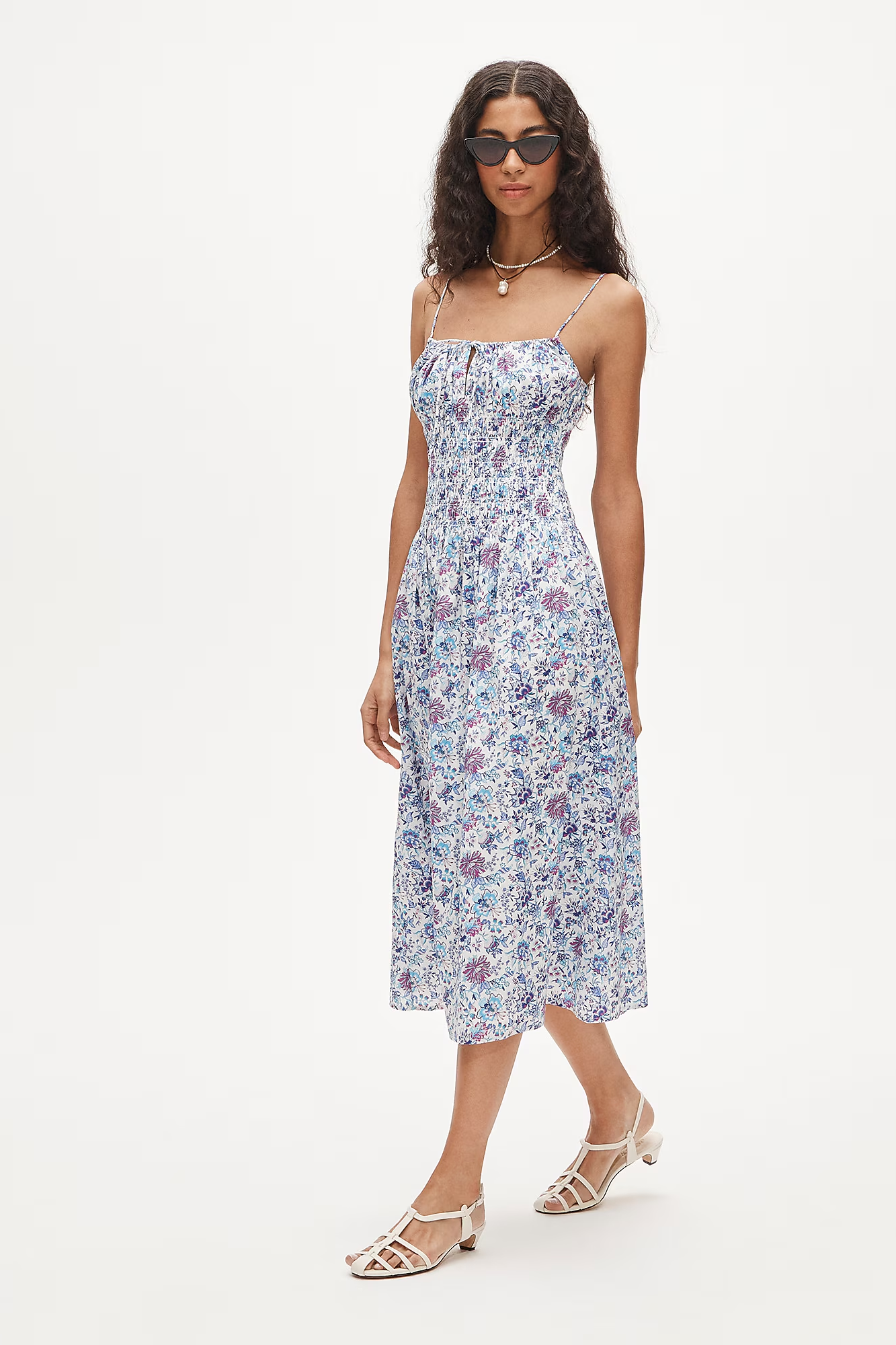 J.Crew, Smocked Sundress in Liberty&amp;reg; Christelle fabric