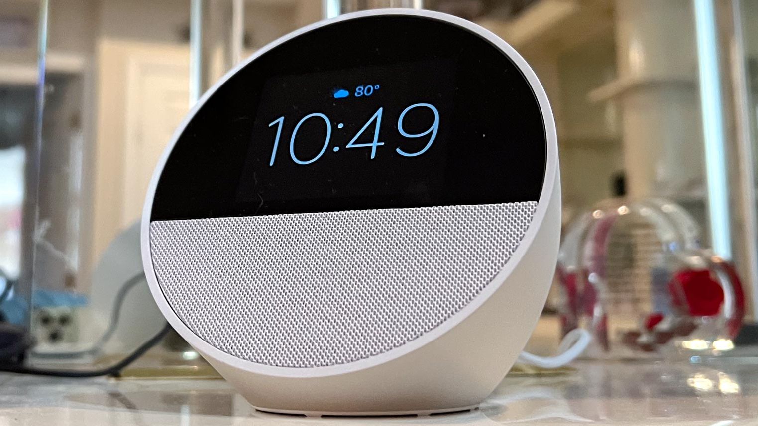 Amazon.com: Amazon Echo Spot (2024 release) in Amazon Black