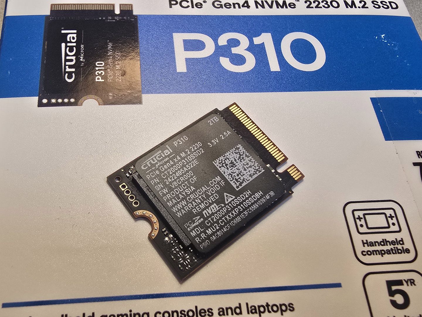 Crucial P310 2230 2 TB NVMe SSD review | PC Gamer