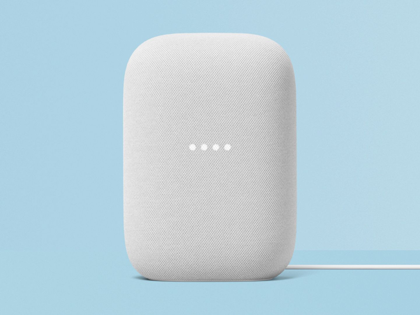 【新品未使用】Google Nest Audio グレー NEW Google Nest Audio Smart Stereo Speaker Voice Assistant Chalk