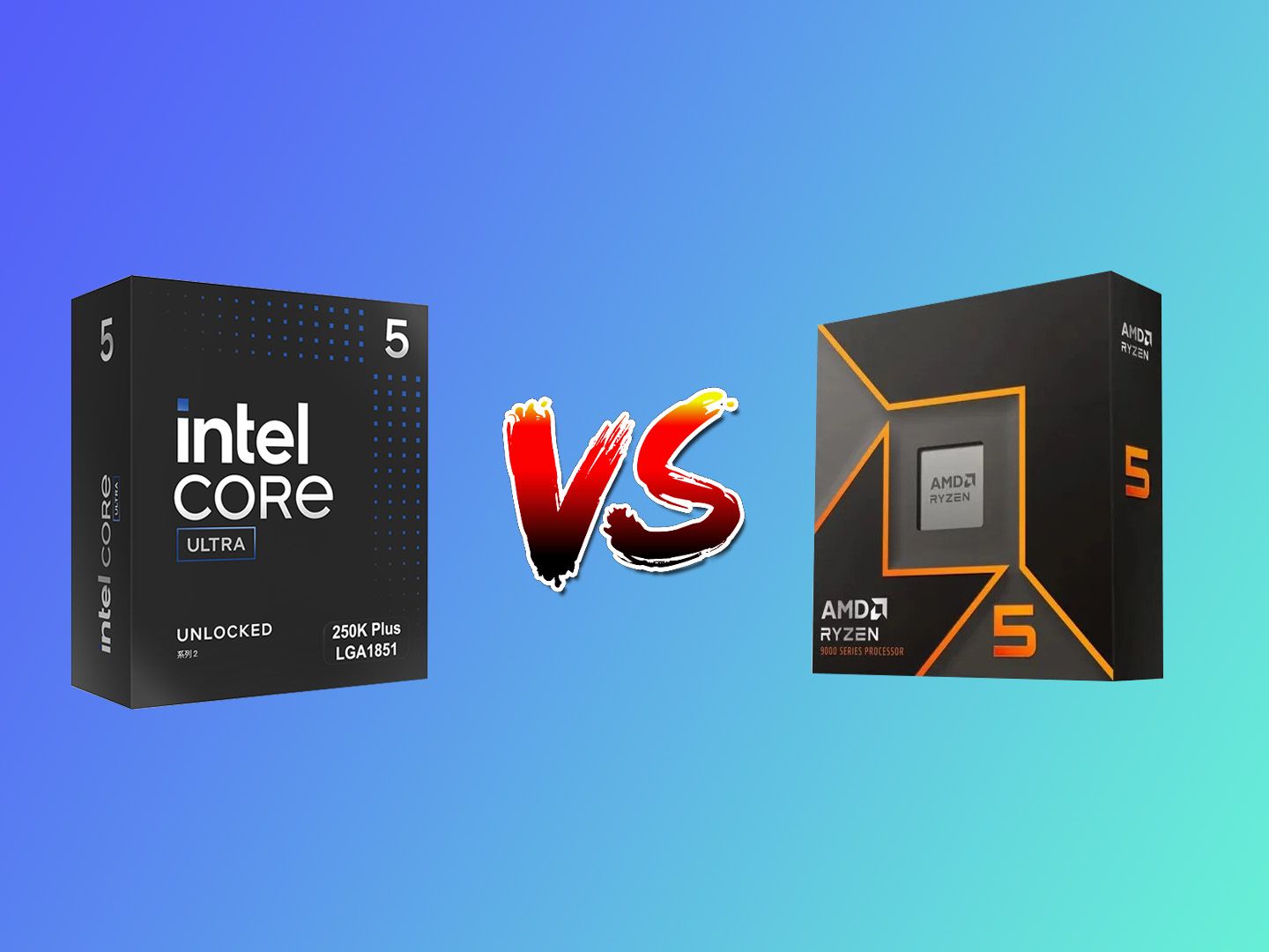 Intel Core Ultra 250K Plus vs AMD Ryzen 5 9600X faceoff — battle