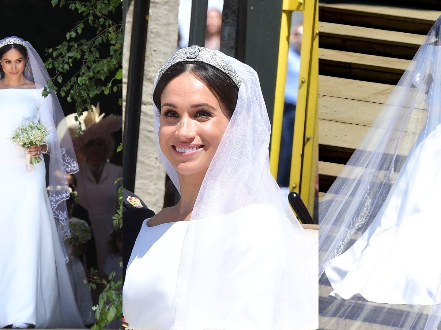 sachin and babi light blue dress Meghan Markle Channels Suits Character Rachel Zane for First Official Solo  Outing with the Queen main image 1