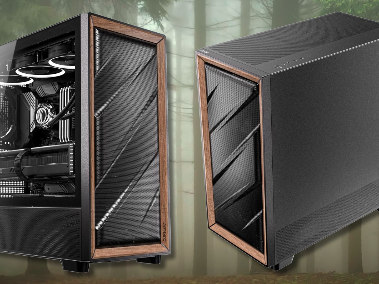 Antec has a new woody PC case — buyers can pick between walnut or