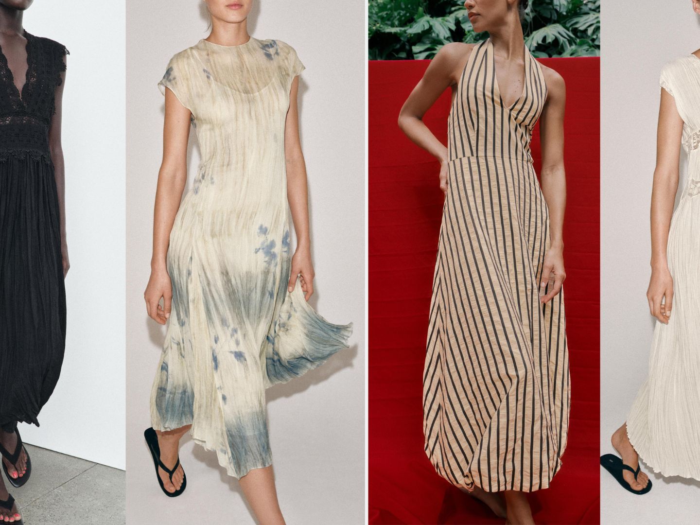 white lace maxi dress Albinae Maxi Dress Bright White