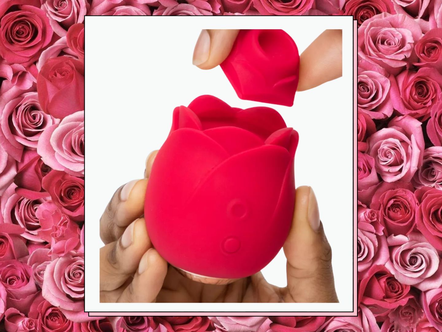 lovehoney rose glow 2-in-1 clitoral suction stimulator with egg vibrator This rose sex toy is huge over on TikTok—here's why