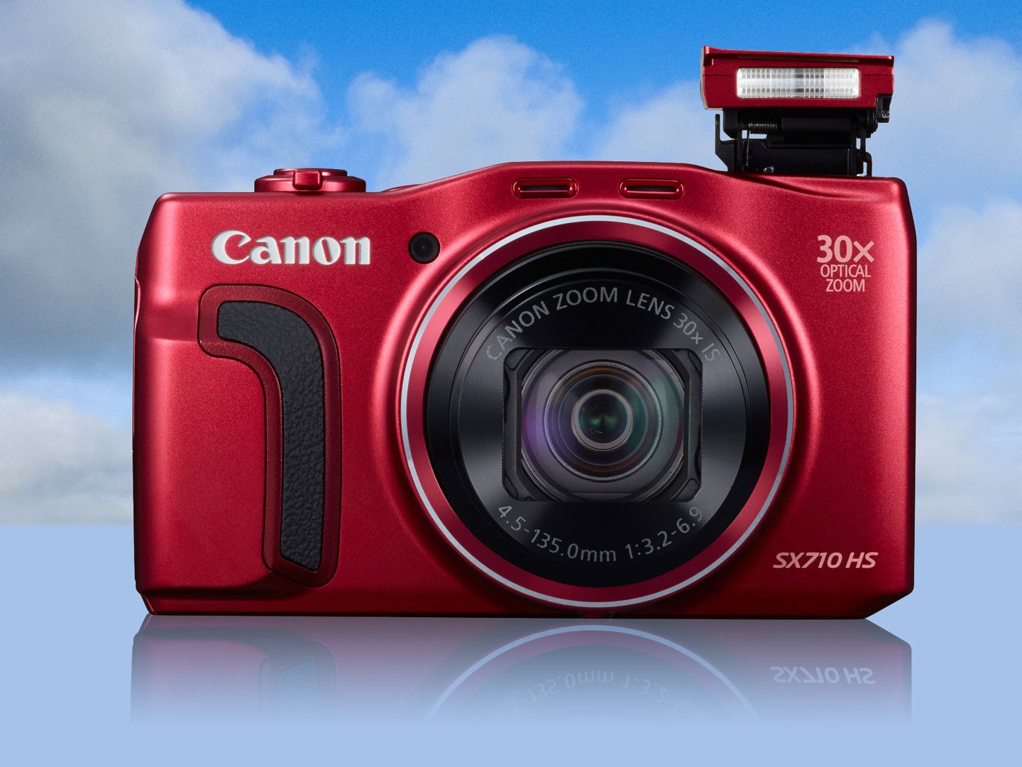 2ABM010 Canon PowerShot SX710HS レッド 動作品 Canon PowerShot SX710 HS crams more megapixels into 30x travel zoom