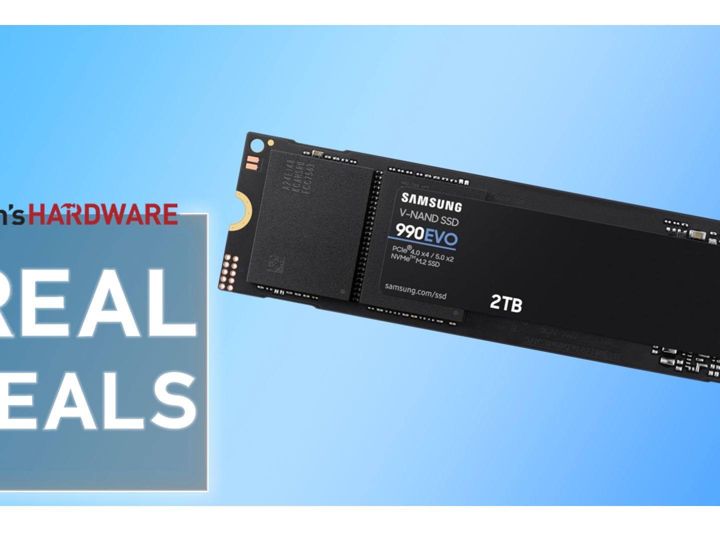 Samsung's brand-new 2TB 990 Evo hybrid PCIe Gen 5 / 4 M.2 SSD is