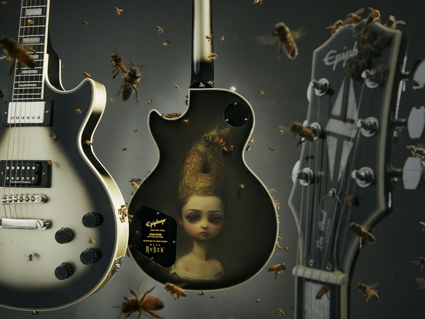 Epiphone quite literally tops off the Adam Jones Les Paul Custom