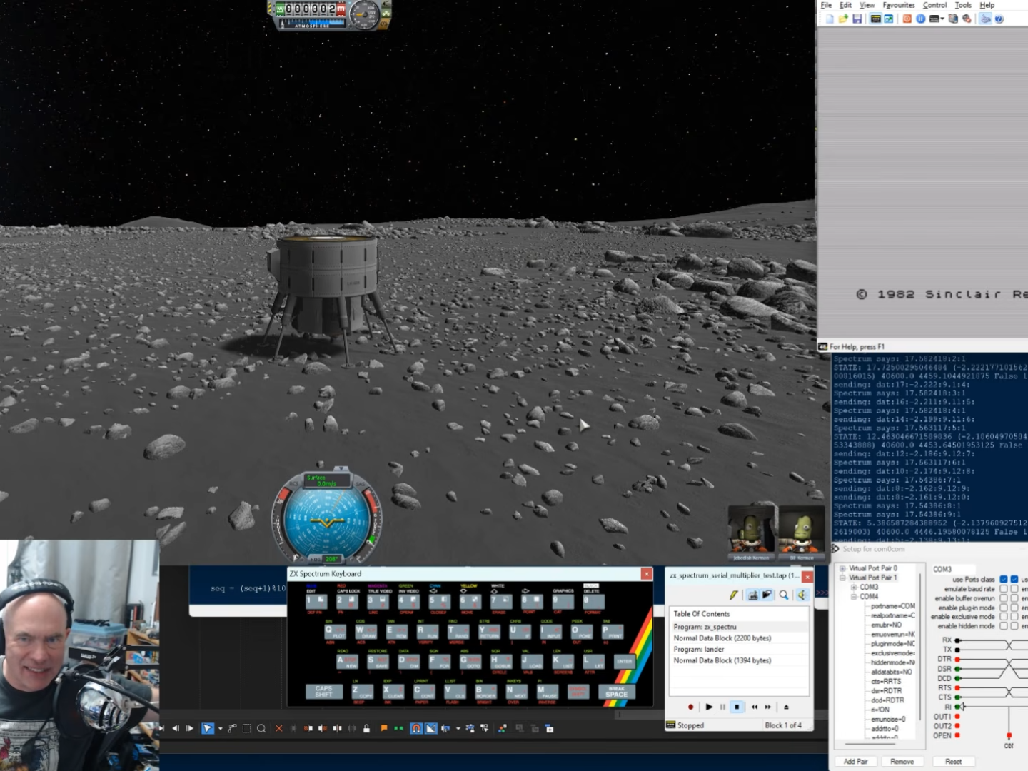 moonページ Enthusiast 'lands' on the moon using hardware from the 1980s — ZX