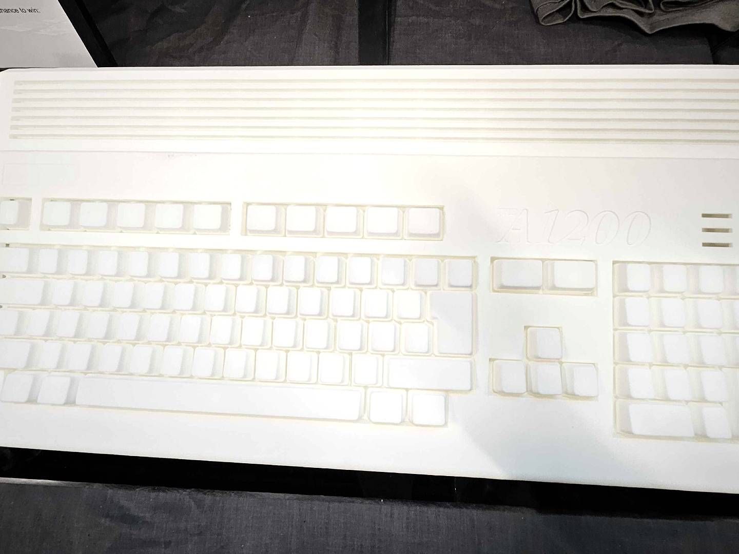A full-size Amiga 1200 remake is hiding out at Gamescom, and it