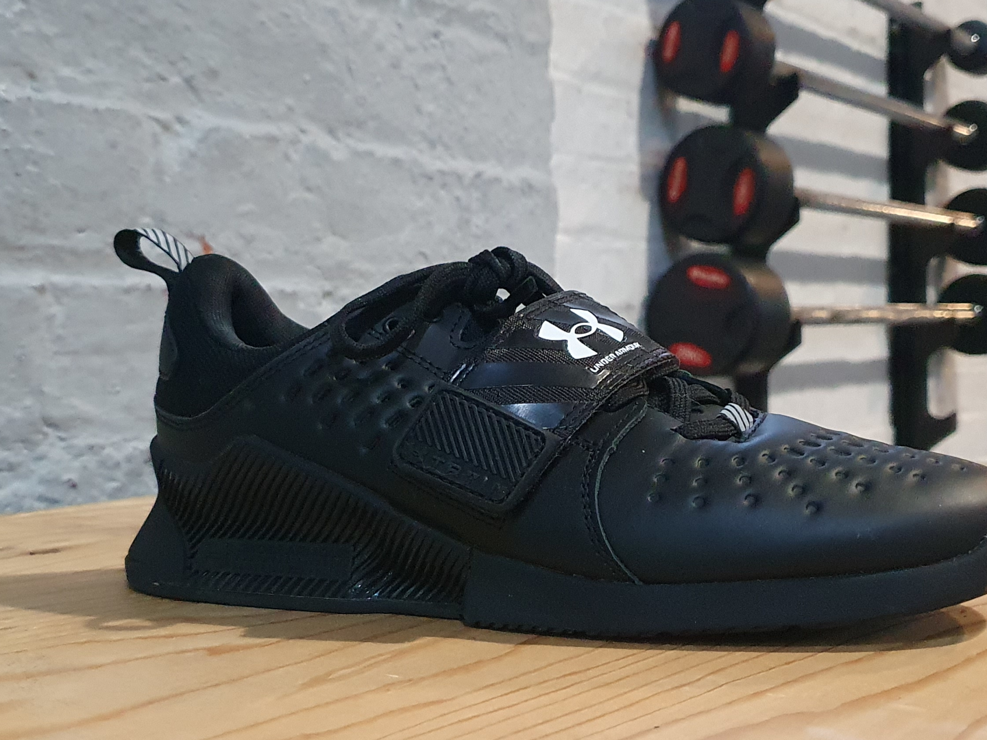 NEW Under Armour Reign Lifter Weightlifting Shoes 3028028-001 Size 13 Black Under Armour Ua Reign Lifter (UAR3028028) - Training shoes  main image 4