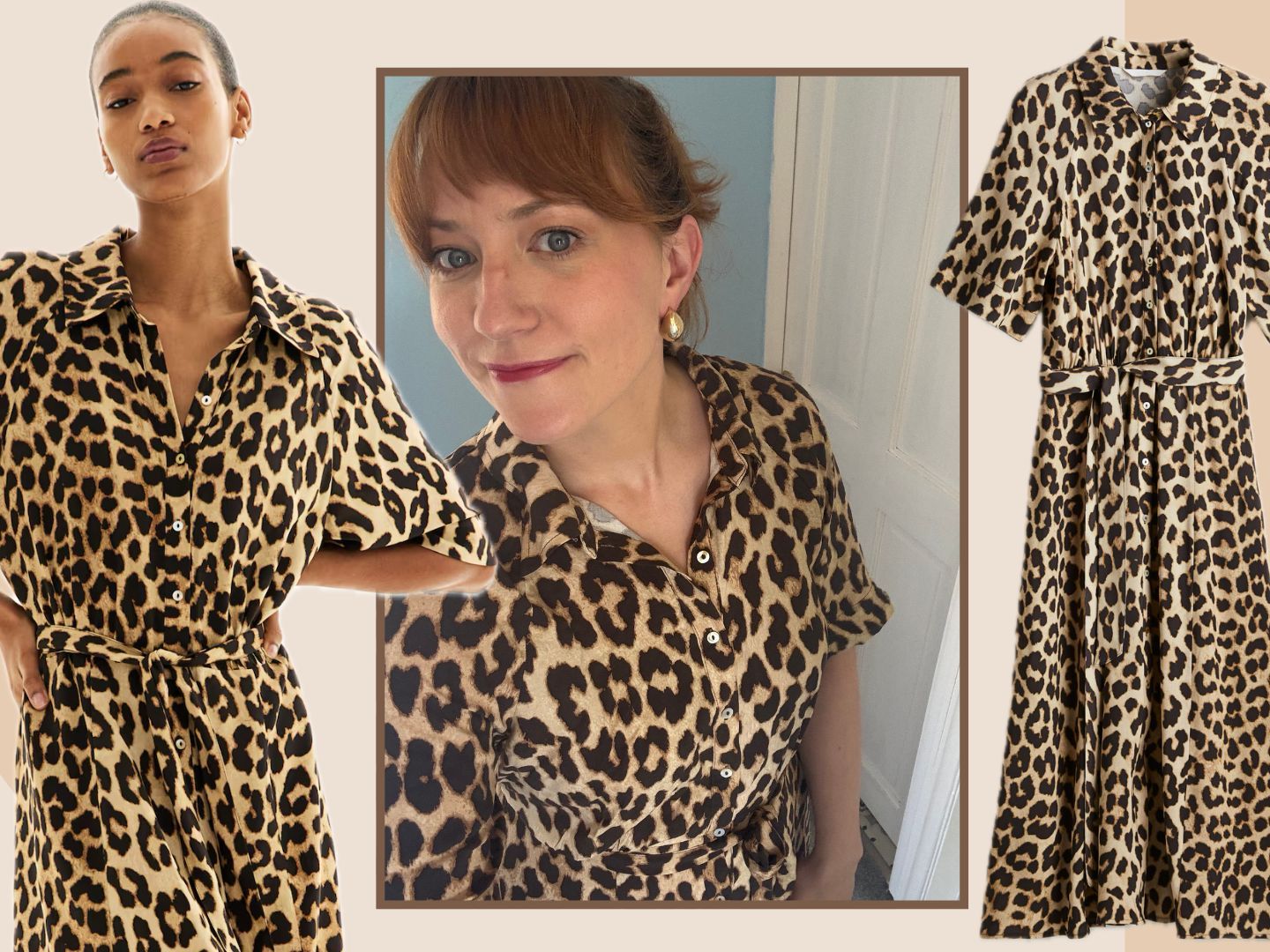 Half my wardrobe is made up of leopard print, but I just couldn't resist this H&M shirt dress | Woman & Home Half my wardrobe is made up of leopard print, but I just couldn't resist this H&M shirt dress | Woman & Home