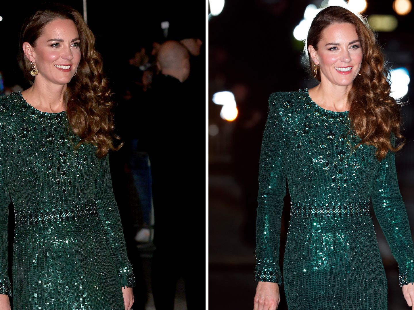 Kate Middleton's emerald green sequin gown is an iconic look | Woman & Home