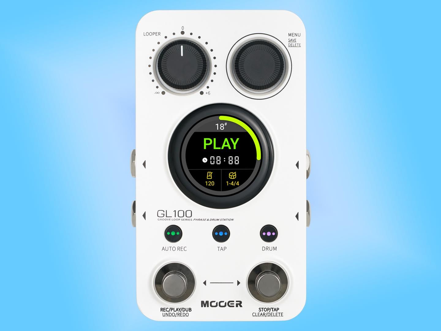 【美品】MOOER GL100 Amazon.com: MOOER GL100 Looper Pedal Drum Machine, 2 in 1