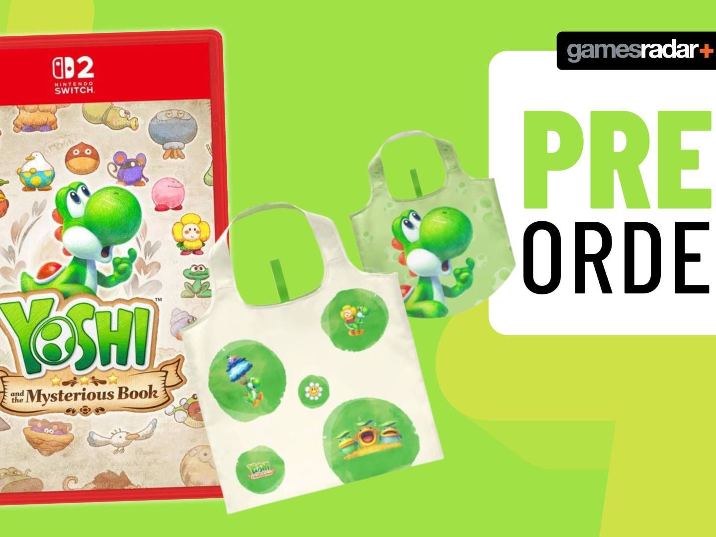 Yoshi and the Mysterious Book pre-orders come with cracking bonus
