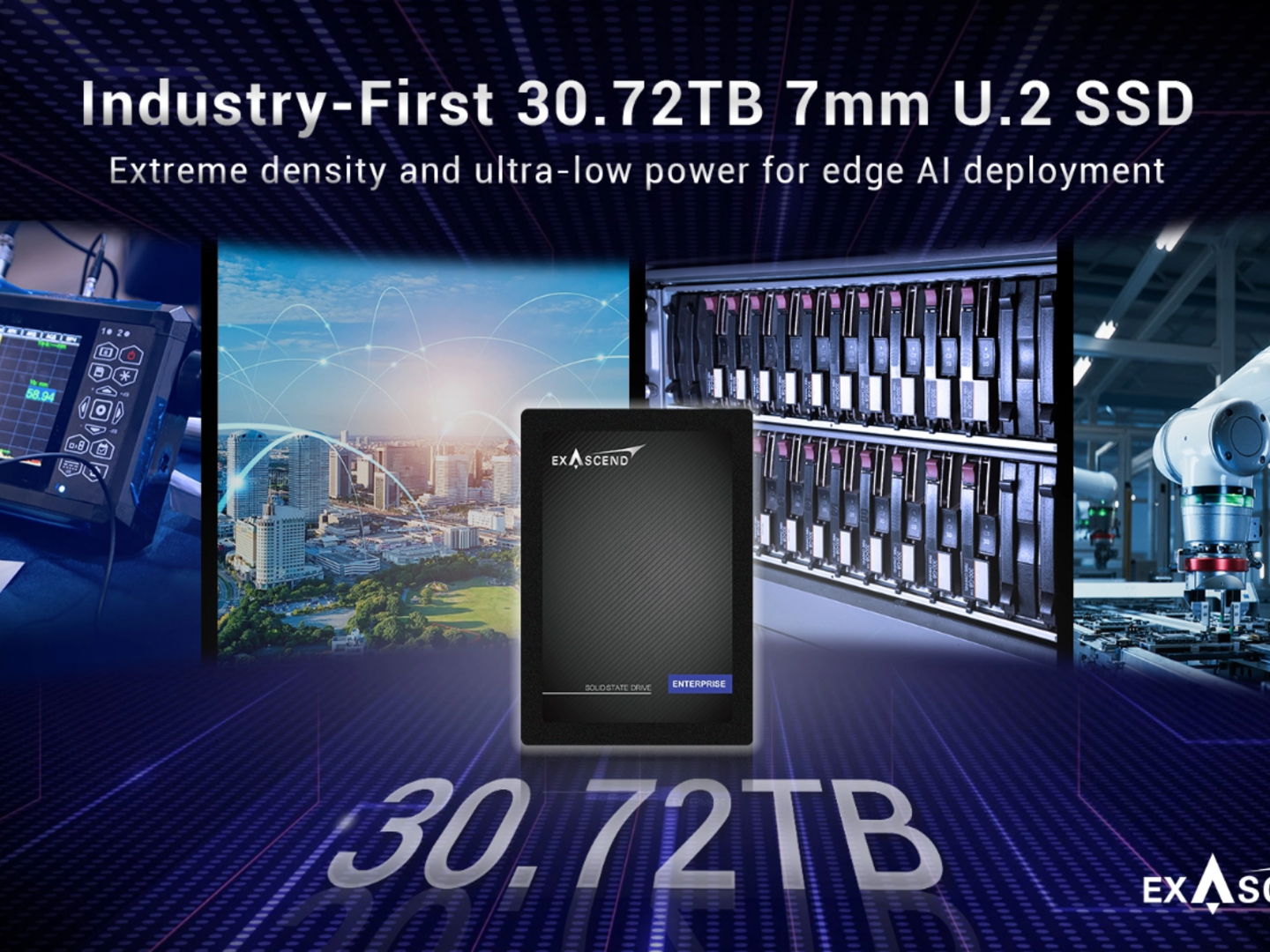 Move over Samsung and Kioxia, Exascend's 30.72TB SSD says