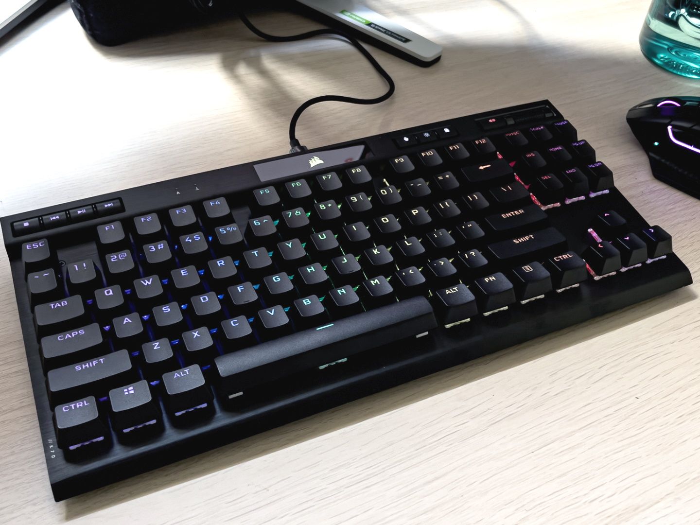 CORSAIR K70 RGB TKL メカニカルキーボード OPXスイッチ CORSAIR K70 RGB TKL OPX Switch Optical-Mechanical Gaming