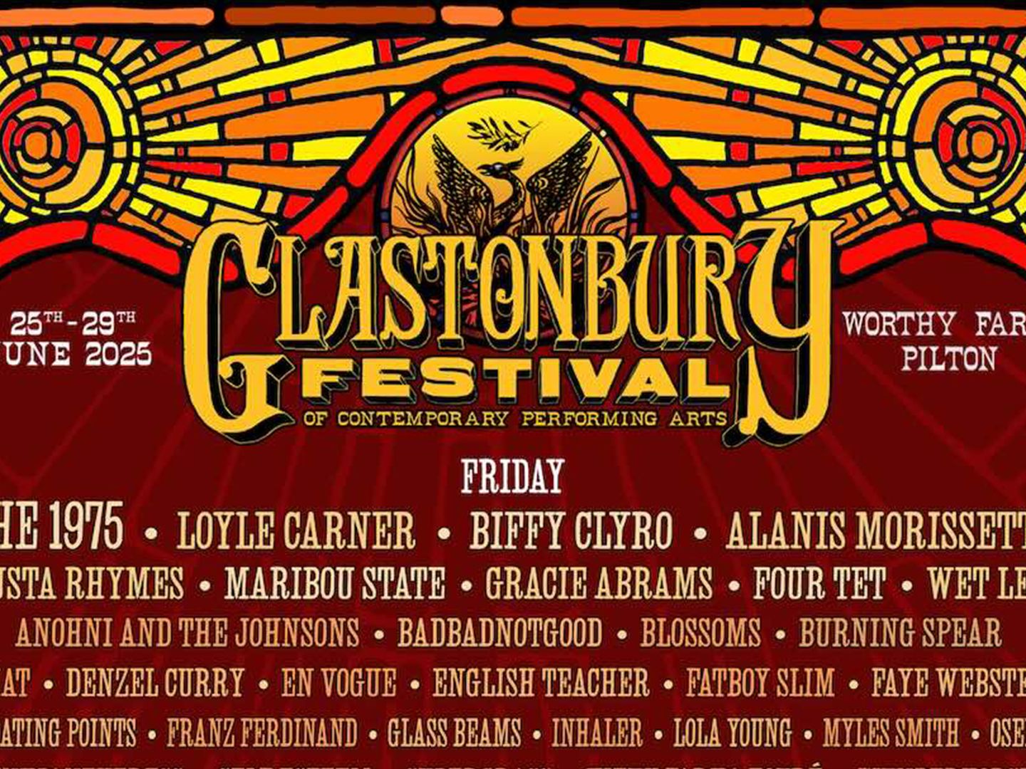 The new Glastonbury Festival poster falls flat with forgettable